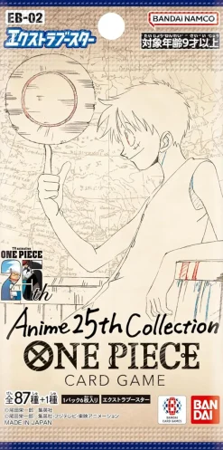 Clearance Bandai ONE PIECE Trading Card Game - EXTRA BOOSTER - Anime 25th Collection - [EB02] - Japanese Ver