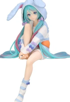 FuRyu Piapro Characters - Hatsune Miku - Noodle Stopper Figure - Usamimi Pajama, Blue Ver. Best
