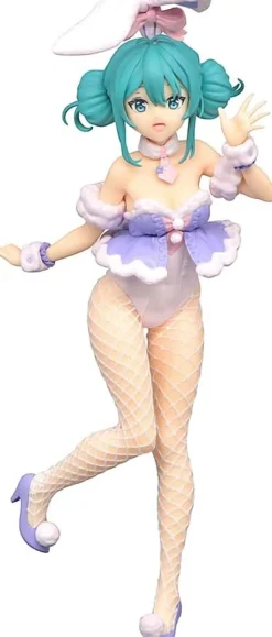 FuRyu Piapro Characters - Hatsune Miku - BiCute Bunnies - White Bunny Lavender Ver. New