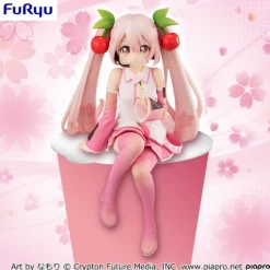 Outlet FuRyu Piapro Characters - Hatsune Miku - Noodle Stopper Figure - Sakura, 2022