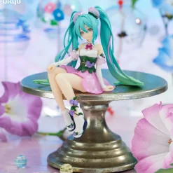 FuRyu Piapro Characters - Hatsune Miku - Flower Fairy - Noodle Stopper Figure - Asagao, Pink ver. New