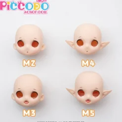 Discount Genesis PICCODO Series Deformed Style Doll's Resin Head NIAUKI M2 (w/Makeup Ver.) Doll White