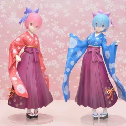 SEGA Re:Zero kara Hajimeru Isekai Seikatsu - Rem - Ram - Wa-Style - Set of 2 Figures Best