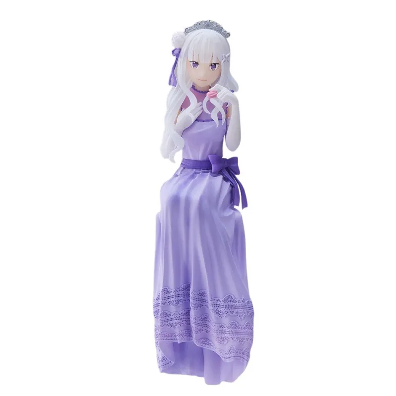 SEGA Re:Zero kara Hajimeru Isekai Seikatsu - Emilia - Premium Chokonose Figure - Lost in Memories, Dressed-Up Party Ver.