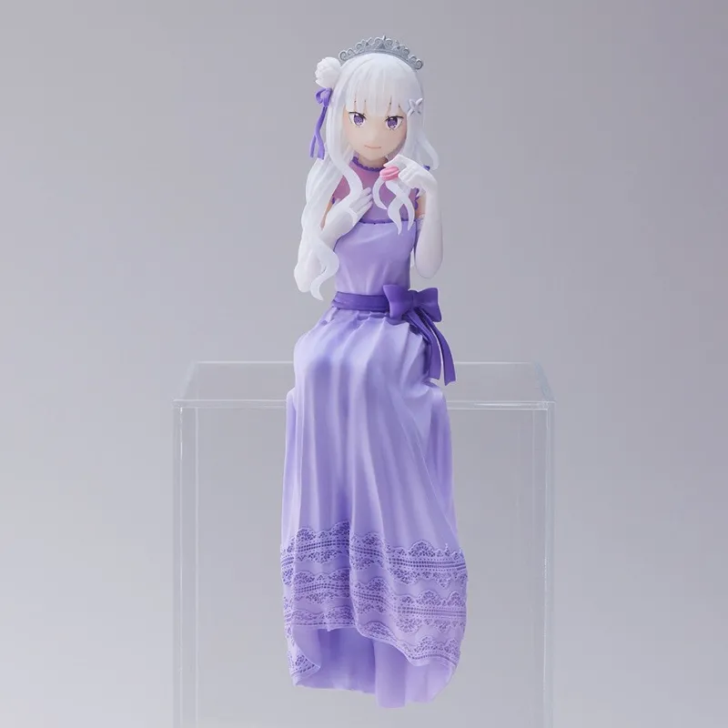 SEGA Re:Zero kara Hajimeru Isekai Seikatsu - Emilia - Premium Chokonose Figure - Lost in Memories, Dressed-Up Party Ver.