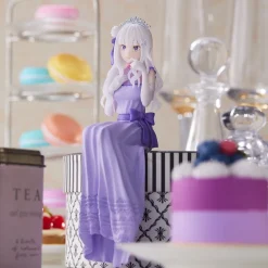 SEGA Re:Zero kara Hajimeru Isekai Seikatsu - Emilia - Premium Chokonose Figure - Lost in Memories, Dressed-Up Party Ver.
