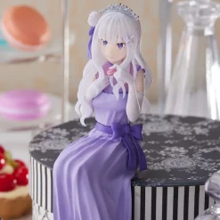 SEGA Re:Zero kara Hajimeru Isekai Seikatsu - Emilia - Premium Chokonose Figure - Lost in Memories, Dressed-Up Party Ver.