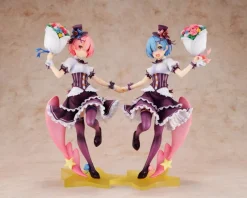 Kadokawa Re:Zero kara Hajimeru Isekai Seikatsu - Rem - Ram - KDcolle - 1/7 - Birthday Ver. Complete Set - 2 Figures Sale