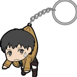 Cospa Shingeki no Kyojin - Bertolt Hoover - Tsumamare - Rubber Keychain - Keyholder New