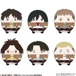 Sale Takara Tomy A.R.T.S Shingeki no Kyojin - Fuwa Kororin - Plush Mascot - Shingeki no Kyojin Fuwa Kororin 2 - Set Of 6 (Max Limited, )