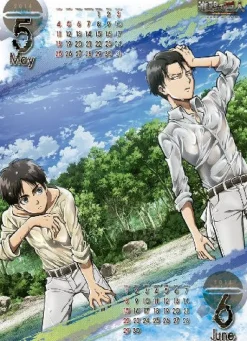 Outlet Try-X Shingeki no Kyojin - Wall Calendar - 2014 [Magazine]