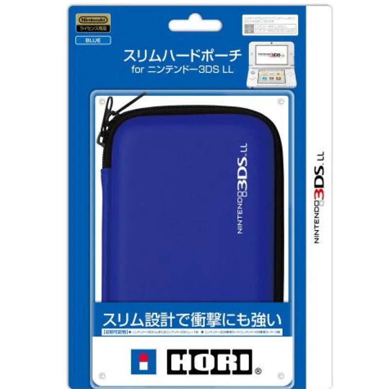 HoriRated By Our Customers Slim Hard Pouch for 3DS LL (Blue) Clearance