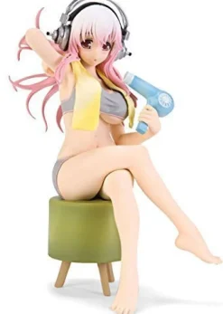 Best FuRyu SoniComi (Super Sonico) - Sonico - Seikatsu Micchaku Shuzai Special Figure - -After Taking Bath Ver.
