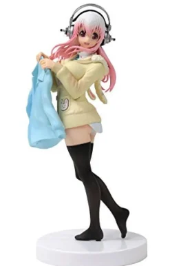 Online FuRyu SoniComi (Super Sonico) - Sonico - Seikatsu Micchaku Shuzai Special Figure - Clothes Changing Time Ver.