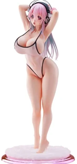 WAVE SoniComi (Super Sonico) - Sonico - Dream Tech - 1/7 - White Swimsuit Style Best
