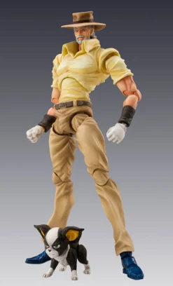 Medicos Entertainment Super Action Statue Joseph Joestar & Iggy JoJo's Bizarre Adventure [] New