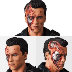 Medicom Toy Terminator 2: Judgment Day - T-800 - Mafex No. 191 - T2: Battle Damage Ver. Sale