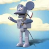 New Super 7 The Simpsons / Robot Itchy Ultimate 8 Inch Action Figure