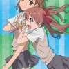Broccoli To Aru Kagaku no Railgun - Misaka Mikoto - Shirai Kuroko - Mousepad - Large Format Mousepad Best