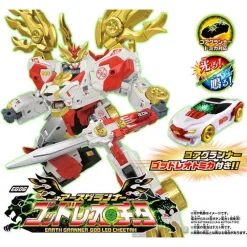 Clearance Takara Tomy Tomica Kizuna Gattai Earth Granner EG06 Earth Granner God Leo-Cheetah (w/Core Granner God Leo Tomica)