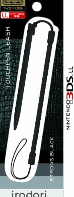 Keys Factory Touch Pen Leash for 3DS LL (Strong Black) New