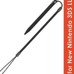 Keys Factory Touch Pen Leash for New 3DS LL (Black) New