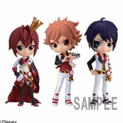 Outlet Bandai Spirits Twisted Wonderland - Riddle Rosehearts - Deuce Spade - Ace Trappola - Disney Twisted Wonderland Q Posket Petit vol.1 - Set of 3 Figures