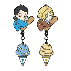 Outlet Chara-ani Yuri!!! on ICE - Toy's Works Collection - Niitengo Sisters - Pin Charm - Set - Katsuki Yuuri - Plisetsky Yuri